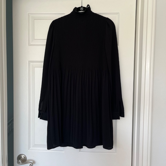 Sezane Camelia black long-sleeved dress, size US 2 (FR 34) - Picture 5 of 6